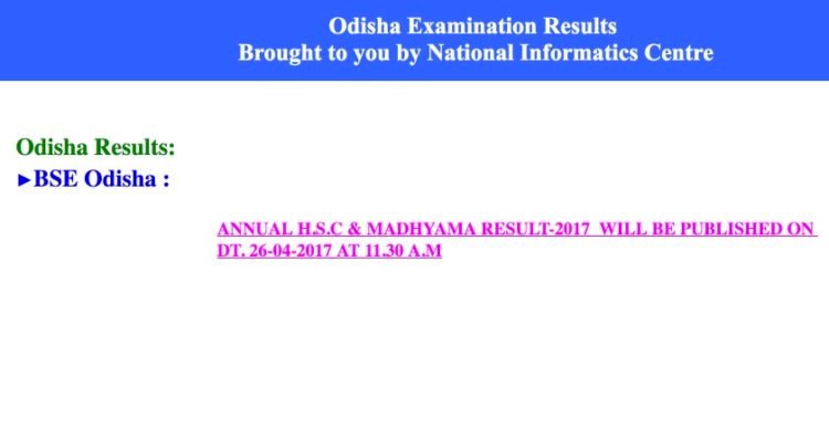 bse odisha result 2017