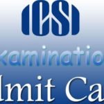 ICSI Admit Card Dec 2017