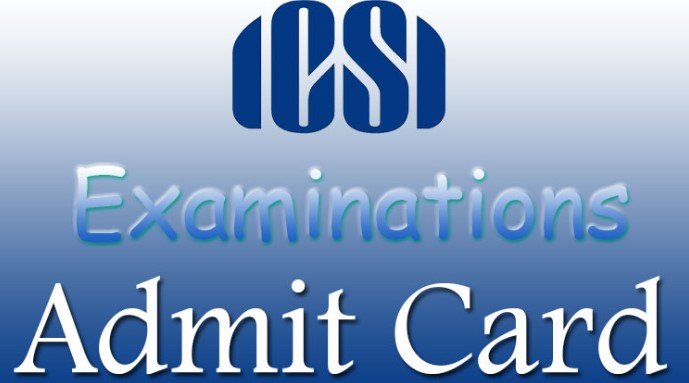 ICSI Admit Card Dec 2017