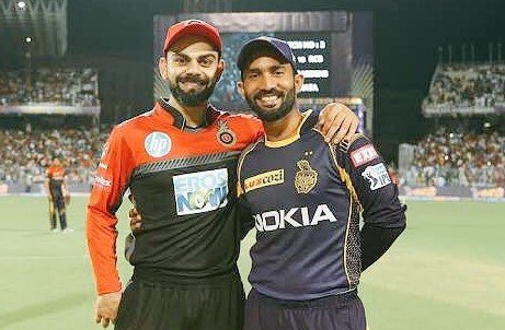 RCB vs KKR Live Score