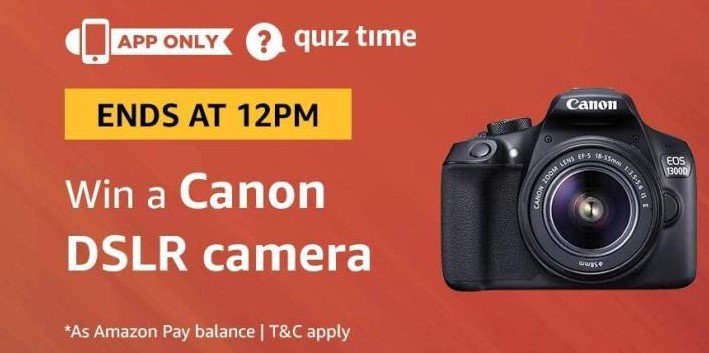 Amazon Quiz DSLR