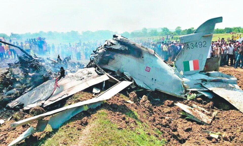 Indian Air Force plane explodes and crashes