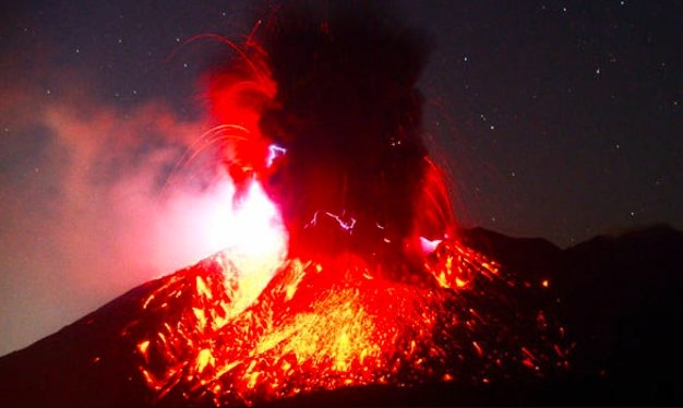 Japan's Sakurajima Volcano