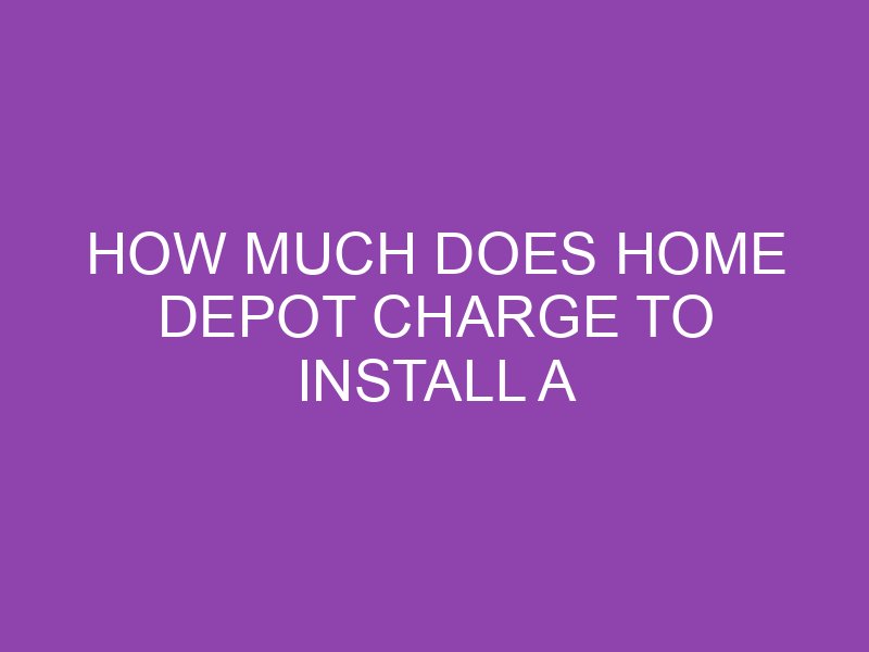 How Much Does Home Depot Charge To Install A Garbage Disposal how-much-does-home-depot-charge-to-install-a-garbage-disposal